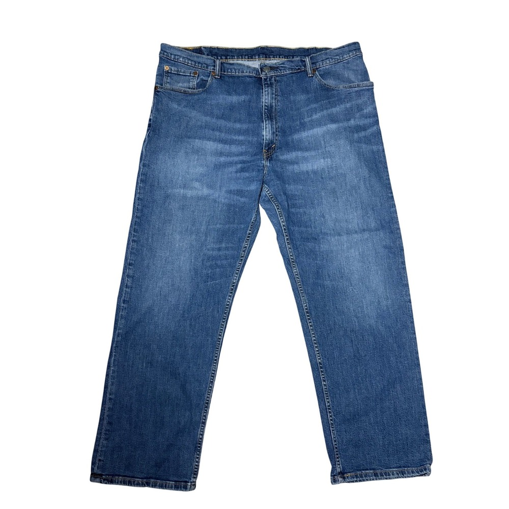 Levi's 559 Relaxed Straight Jeans Men 46x32 Blue Medium Wash Denim